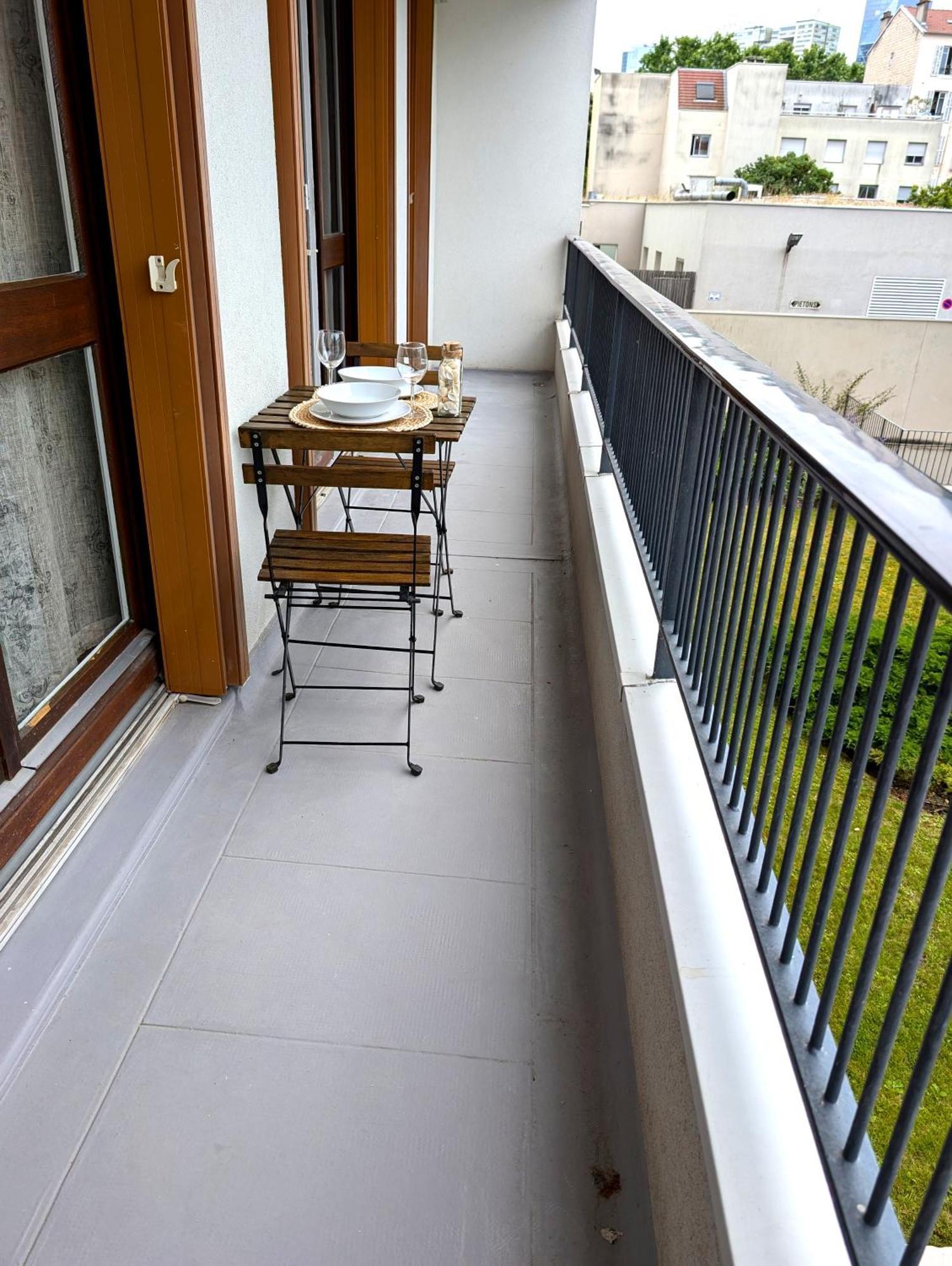 Evasion La Defense - Balcon & Wi-fi, A 10 Min De Paris *